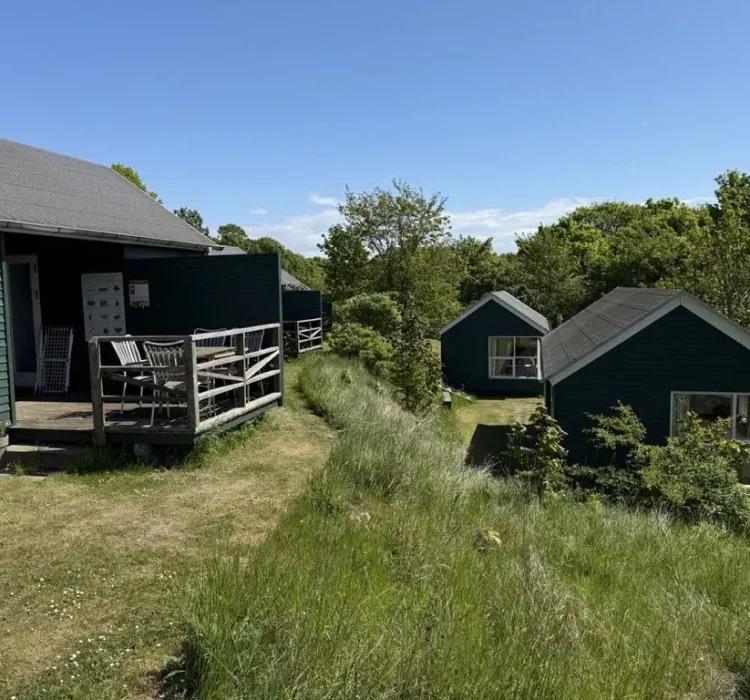 Hytter på campingpladsen, Møns Klint Resort