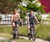Turister på cykeltur